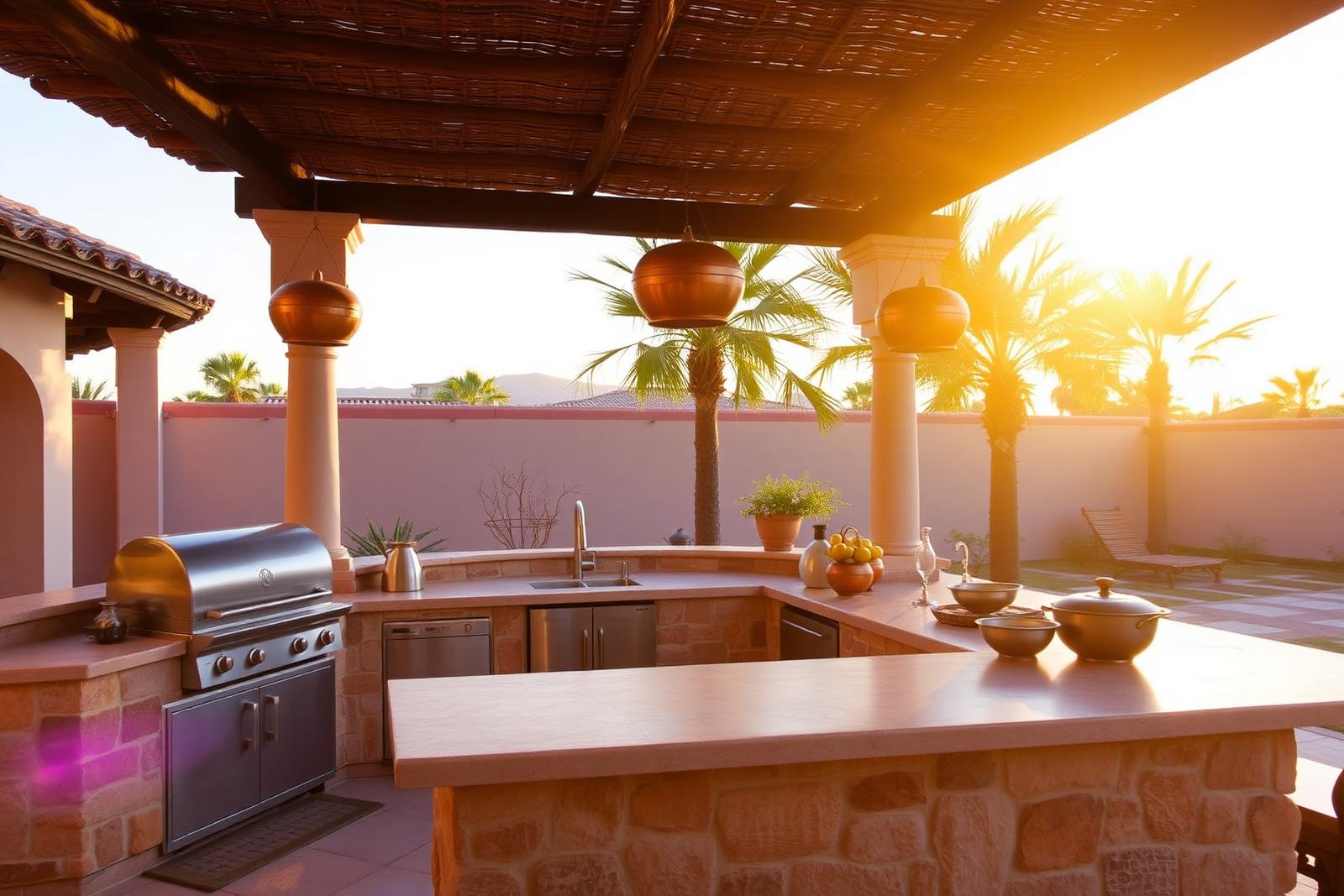 Outdoor kitchen & entertaining